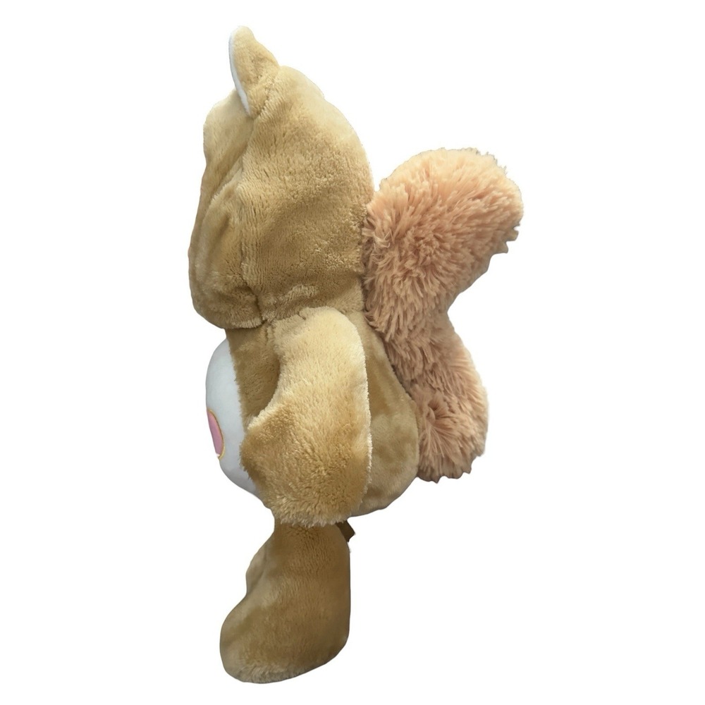Care Bear Pink Hoodie Unlock Magic Squirrel Plush 12" Stuffed Animal - Picture 5 of 7